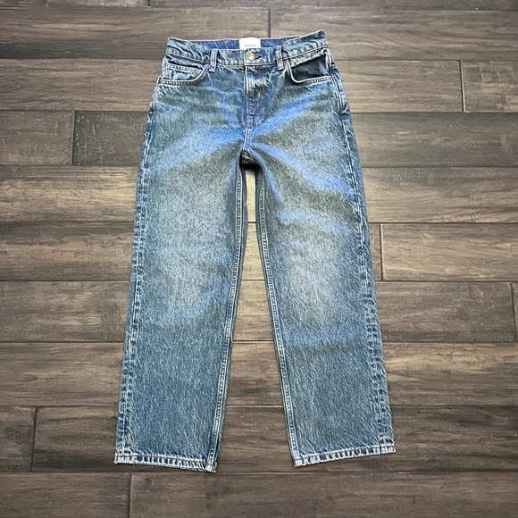 REFORMATION Arleth Mid Rise Straight Crop Jeans Sz 25 NEW $178!! - Picture 1 of 2